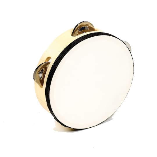 Westco Educational Products Tambourine, 6" with Synthetic Head